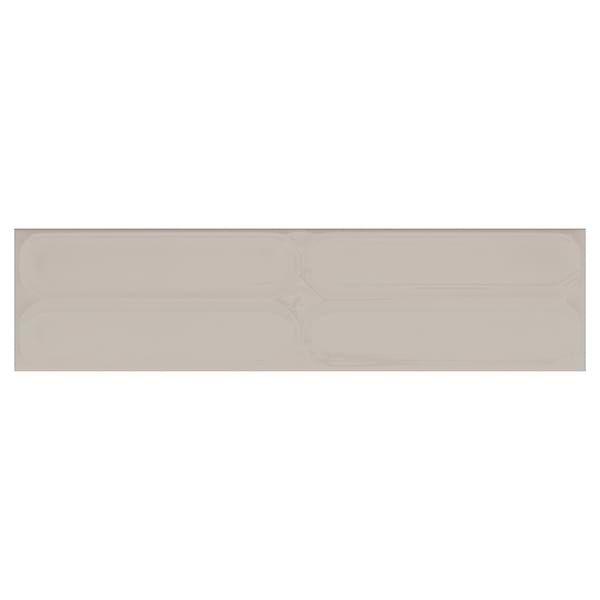 Mission Sidewalk Gray 4x16 Polished Ceramic Statement Tile