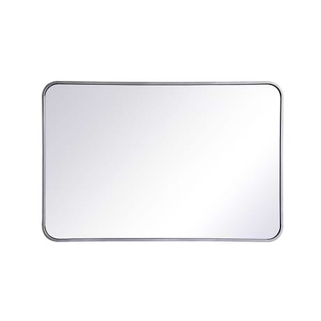 Netta Silver Metal 24x36  Mirror