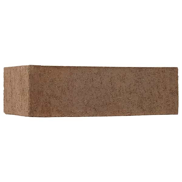 Brownstone Flashed Brown 2x7 Textured Wire Cut Clay Thin Brick Corner