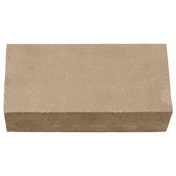 Brownstone Gray 2x7 Textured Wire Cut Clay Thin Brick Edge Cap
