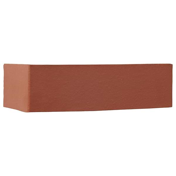 Brownstone Red 2x7 Matte Clay Thin Brick Corner