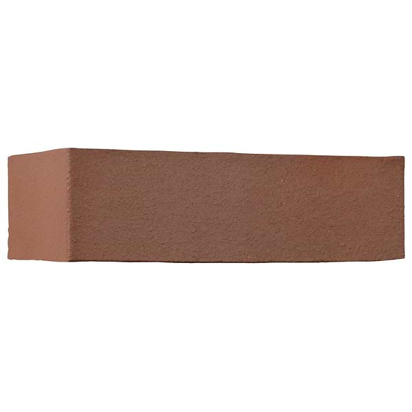 Brownstone Flashed Red 2x7 Matte Clay Thin Brick Corner