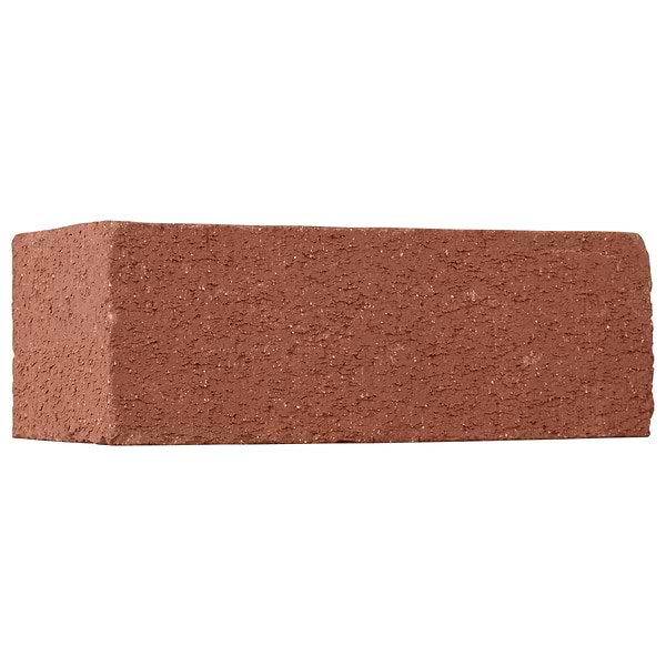 Brownstone Red 3x7 Tumbled Wire Cut Clay Corner Thin Brick Tile