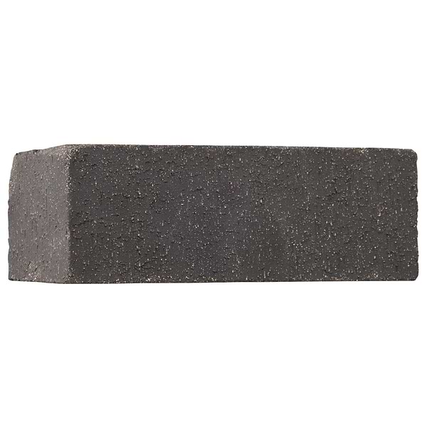 Brownstone Charcoal Black 3x7 Tumbled Wire Cut Clay Corner Thin Brick Tile
