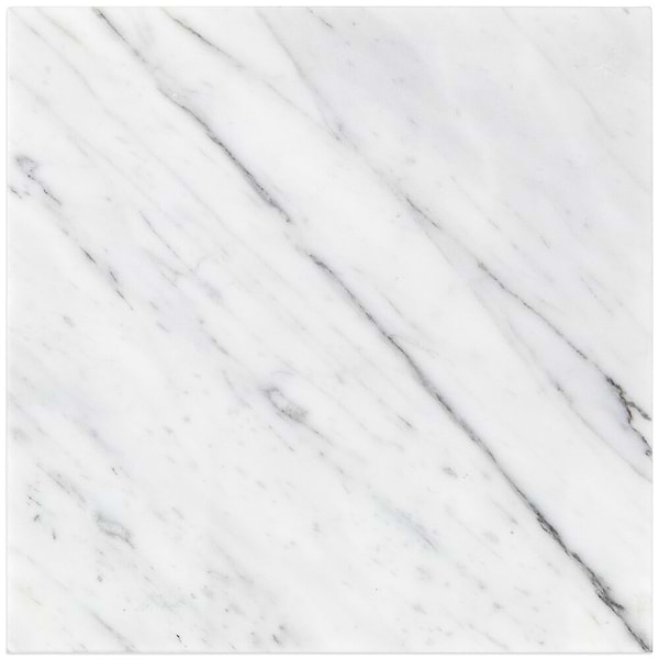 Statuario 12x12 Polished Marble Tile 