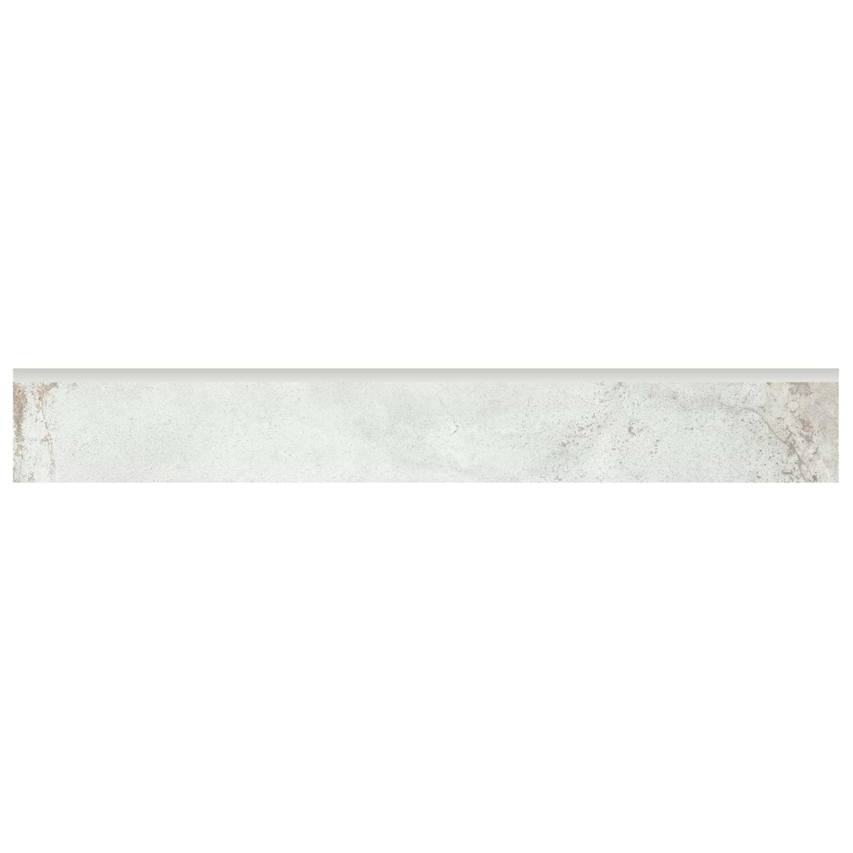 Angela Harris Flatiron White 3x24 Semi-Polished Porcelain Bullnose