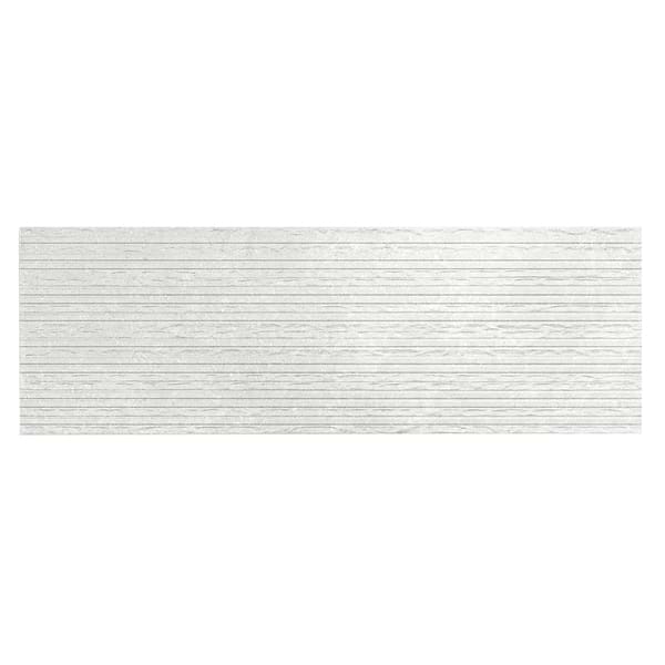 Stoneside Linen Warm Gray Deco 12x36 Matte Ceramic Tile