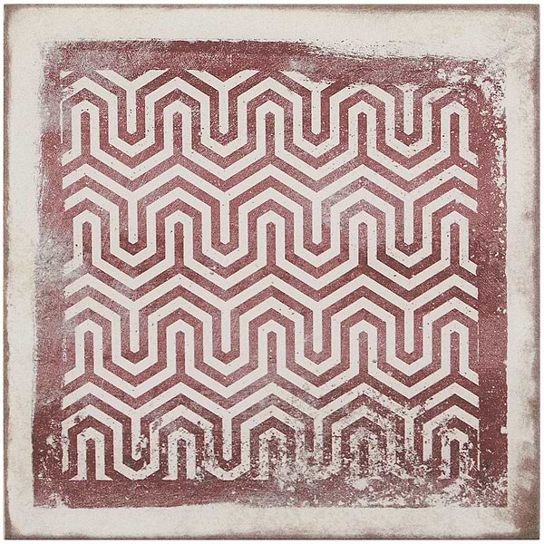 Los Lunas Deco Pink Rose 8x8 Matte Porcelain Tile