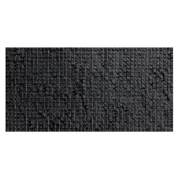 Rakestone Carved Cube Noir Black 12x24 3D Honed Basalt Stone Tile