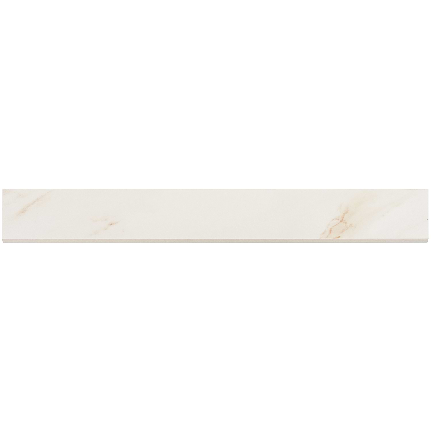 Basic Marble Borghini White 3x24 Satin Porcelain Bullnose