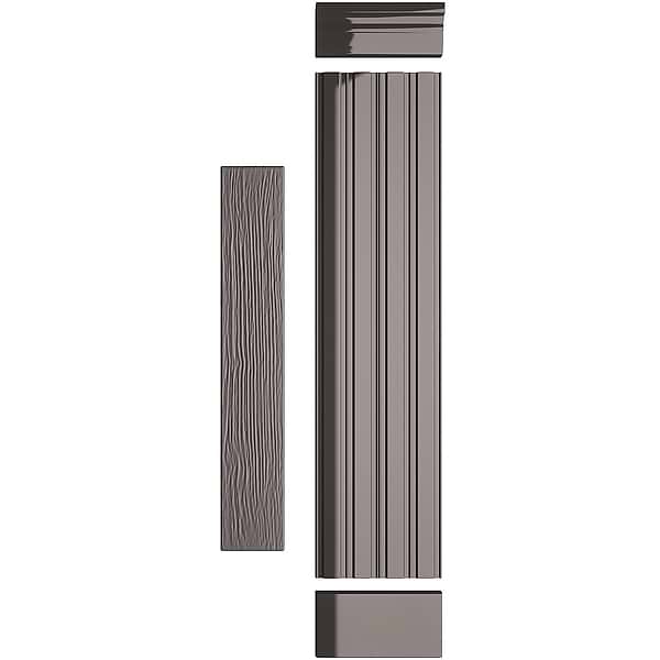 Vivir Roccia Polished Ceramic Corner Piece for Chair Rail Liner