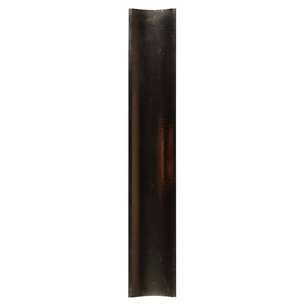 LavaArt 3D Fluted Metallic Copper 6x36 Glossy Lava Stone Bar Tile