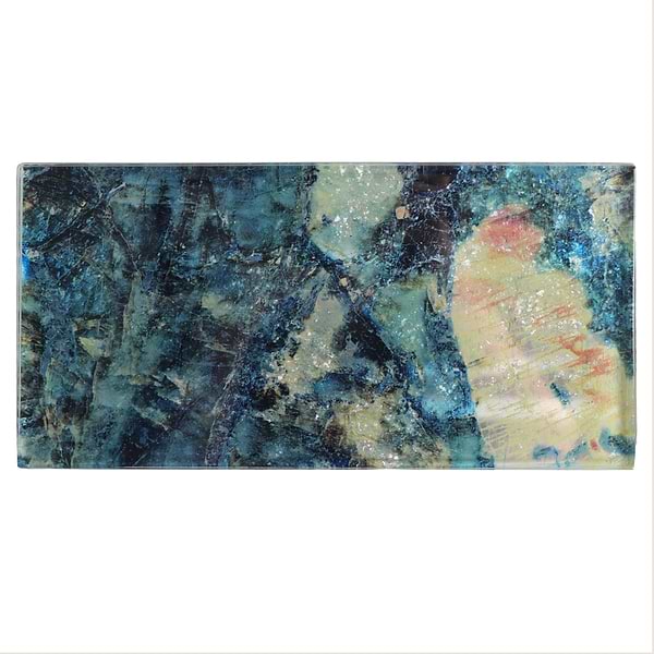 Gem Azul Blue 4x9 Polished Glass Tile