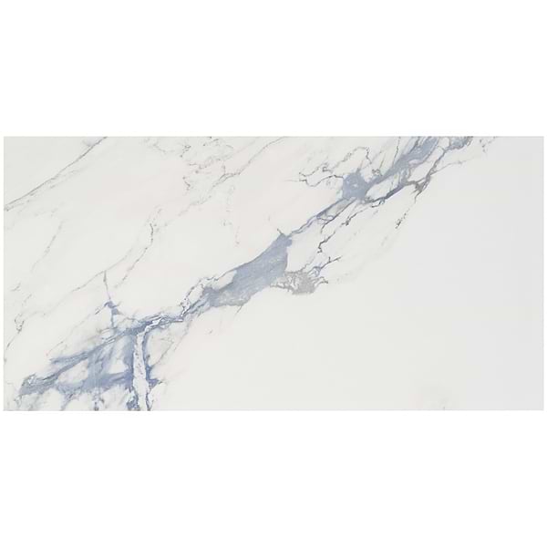 Sample-Calacatta Azur Polished Porcelain Tile