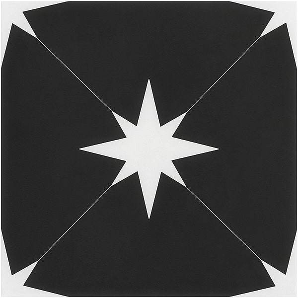 Tau Nero 9x9 Matte Porcelain Tile