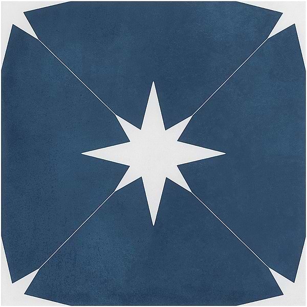 Tau Navy Blue 9x9 Matte Porcelain Tile