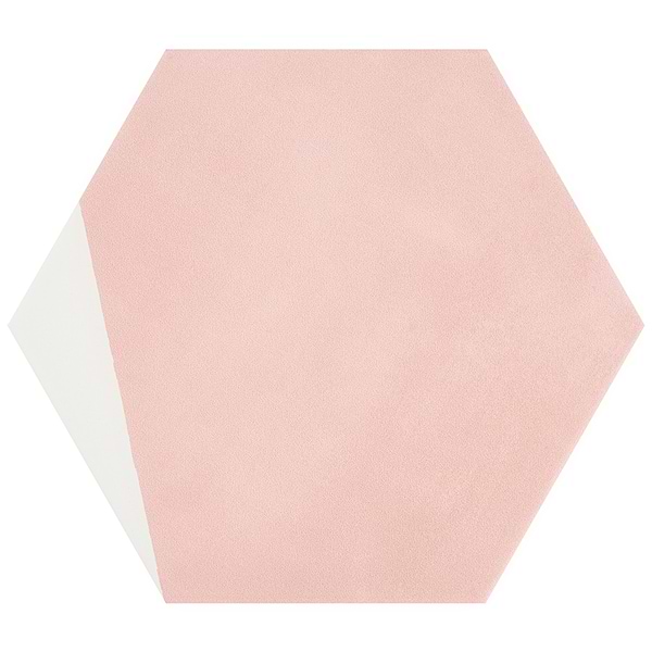 HexArt Pop Rose 8" Hexagon Matte Porcelain Tile