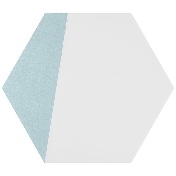 HexArt Pop Turquoise 8" Hexagon Matte Porcelain Tile