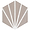 HexArt Deco Gris 8" Hexagon Porcelain Matte Tile