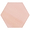 HexArt Rose 8" Hexagon Porcelain Matte Tile