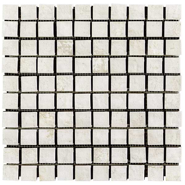 Portrait Ivory 1x1 Matte Porcelain Mosaic Tile