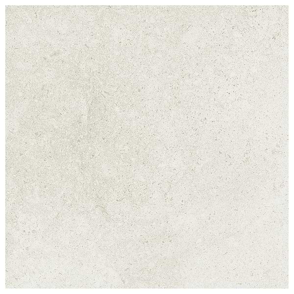 Sample-New Rock Perla White Limestone Look Matte Porcelain Tile