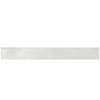Clay Calm White 3x32 Matte Porcelain Bullnose; in White Porcelain; for Backsplash, Bathroom Floor, Bathroom Wall, Commercial Floor, Floor Tile, Kitchen Floor, Kitchen Wall, Outdoor Floor, Outdoor Wall, Shower Floor, Shower Wall, Wall Tile