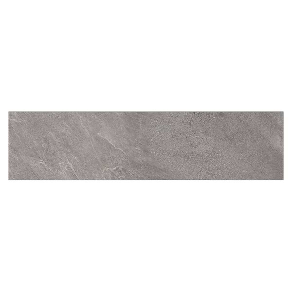 Era Slate Gray 12x48 Limestone Look Matte Porcelain 2CM Pool Coping