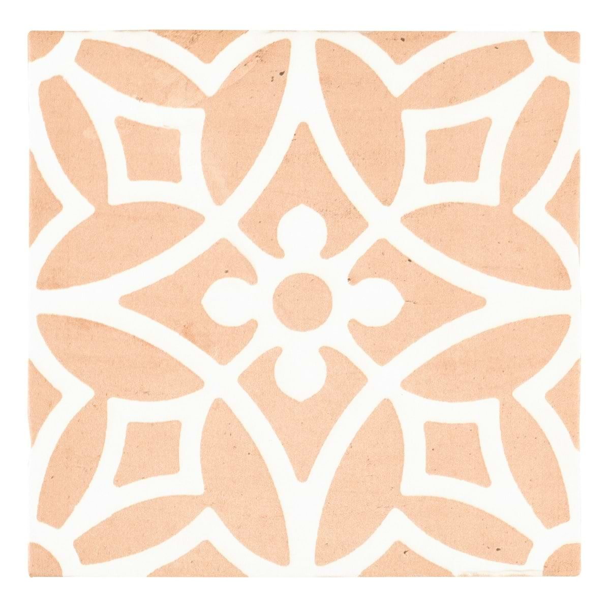 Saltillo Flora Terracotta 9x9 Matte Porcelain Tile