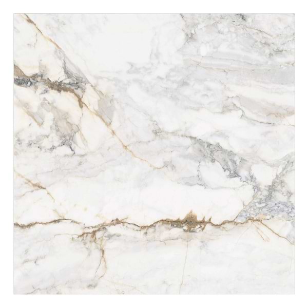 Calacatta Macchia White Gold 48x48 Marble Look Matte Porcelain Tile