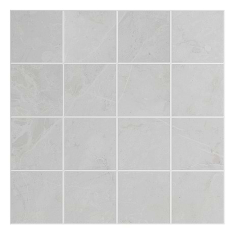Boscato Cream White 2x2 Marble Look Matte Porcelain Mosaic Tile