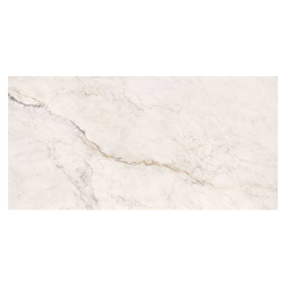 Lumar Apuano Oro White 24x48 Marble Look Matte Porcelain Tile