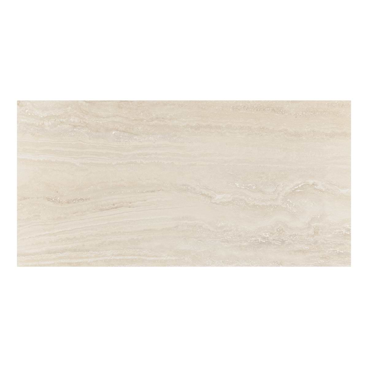 Lumar Travertino Crema Beige 24x48 Travertine Look Matte Porcelain Tile