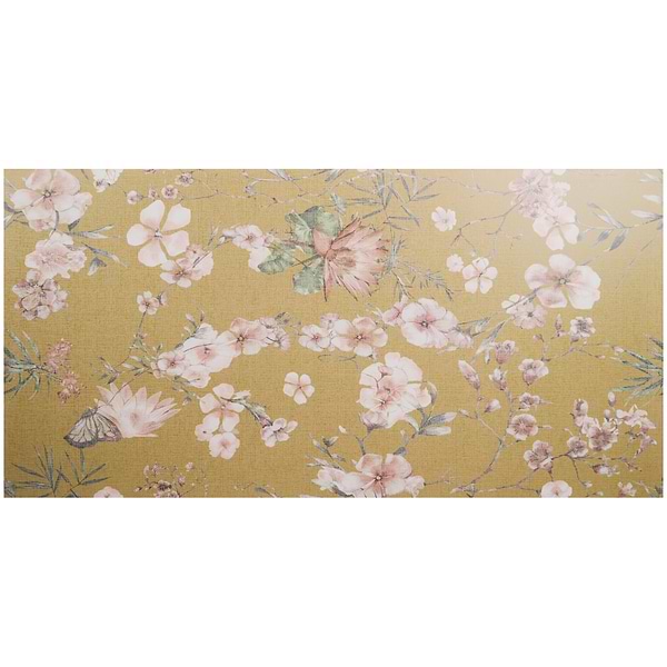 Wakana Summer Golden Yellow 24x48 Artisan Decor Matte Porcelain Tile