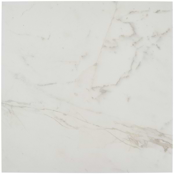 Versilia Calacatta Oro White Matte 24X24 Porcelain in White with Gray and Gold Veining, View 3, open zoomed image