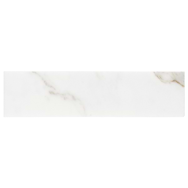 Calacatta White Gold 2x8 Honed Marble Subway Tile
