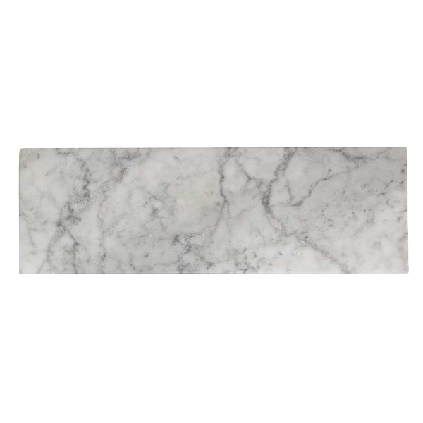 Zenith Carrara 6x18 Honed Marble Tile 