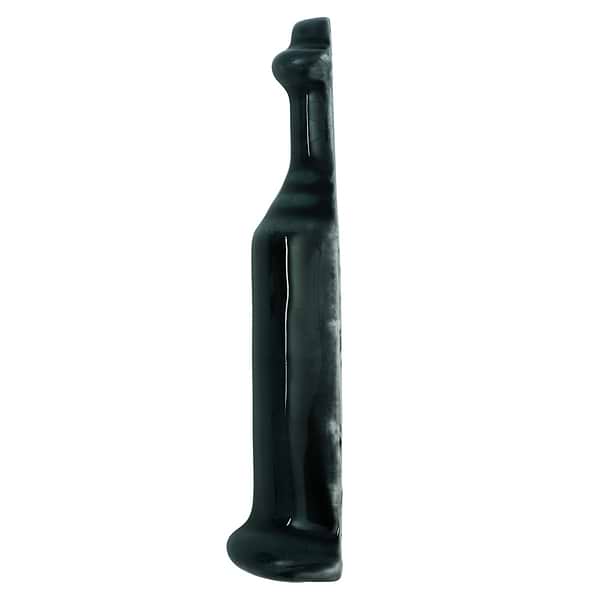 Nabi Midnight Blue Green 1x6 Crackled Glossy Glass Corner Base Molding