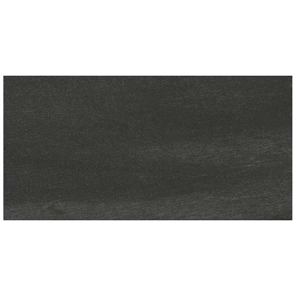 Karo Black 12x24 Matte Porcelain Tile