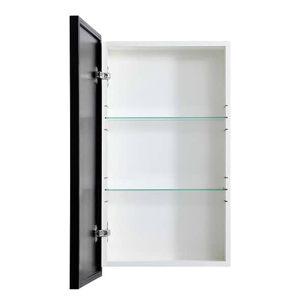 Oraya Black 17x28" Medicine Cabinet