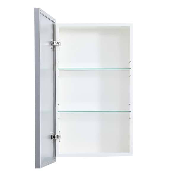 Oraya Silver 17x28" Medicine Cabinet