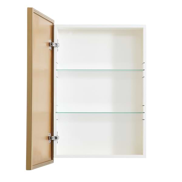 Oraya Brass 20x28" Medicine Cabinet