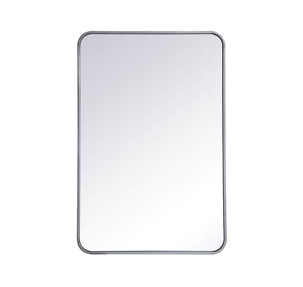 Netta Silver Metal 24x36  Mirror