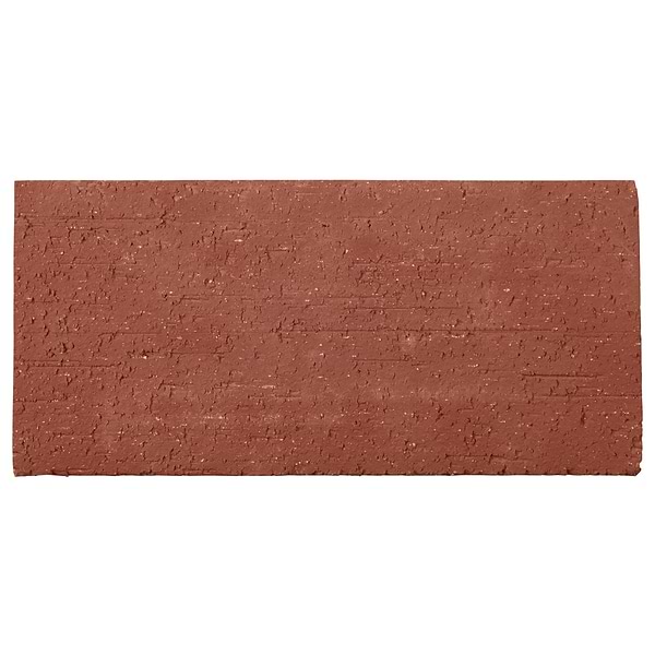 Brownstone Red 2x7 Textured Wire Cut Clay Thin Brick Edge Cap