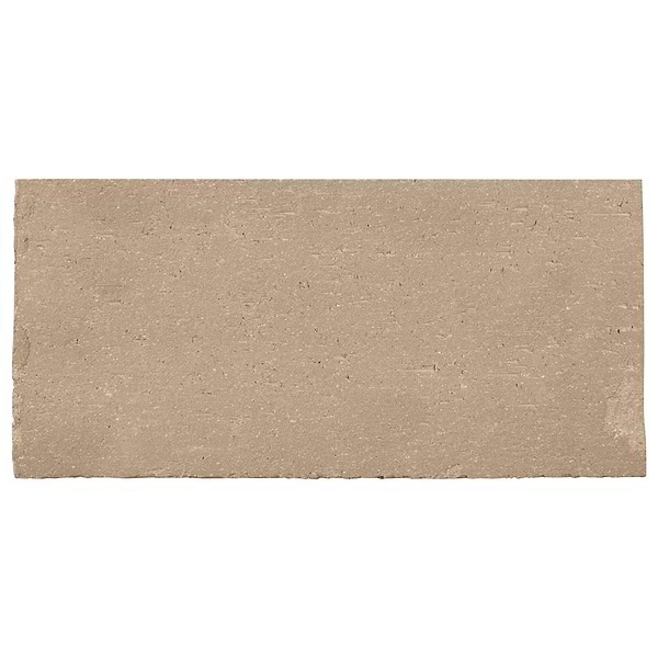 Brownstone Gray 2x7 Textured Wire Cut Clay Thin Brick Edge Cap