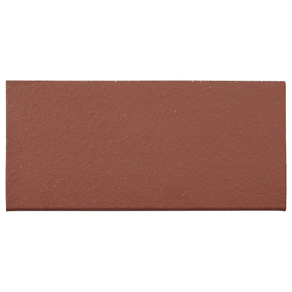 Brownstone Red 2x7 Matte Clay Thin Brick Edge Cap