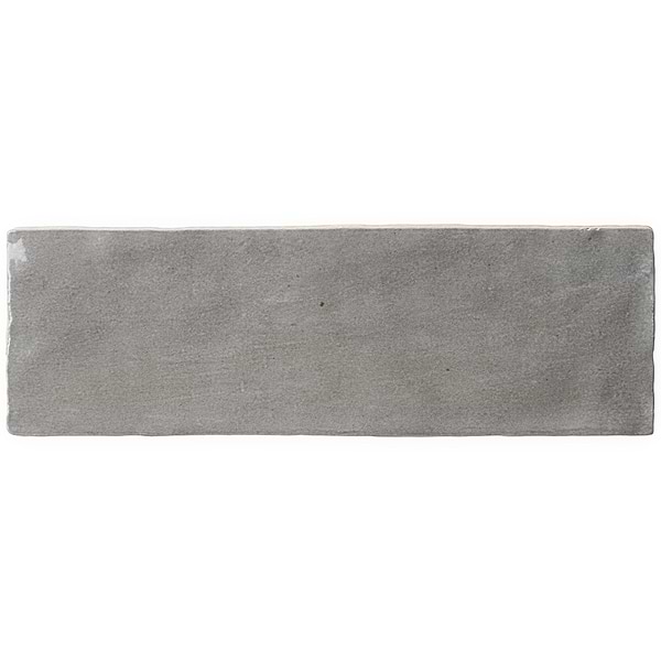 Portmore Gray 3x8 Glossy Ceramic Subway Tile