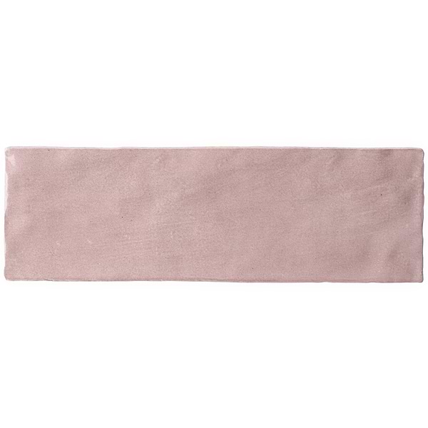 Portmore Pink 3x8 Glossy Ceramic Subway Tile