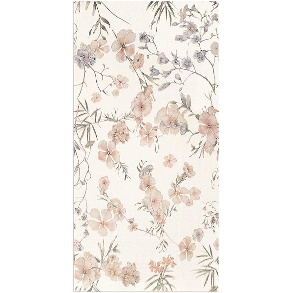 Wakana Spring White 24x48 Artisan Decor Matte Porcelain Tile
