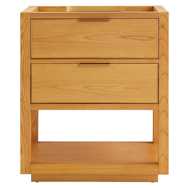 Dayton Woodgrain 30" Single Vanity without Top, View 2, open zoomed image